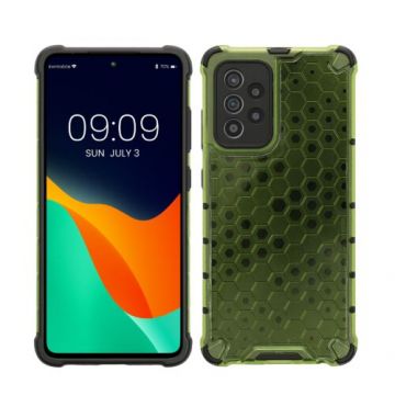 Husa kwmobile pentru Samsung Galaxy A52/Galaxy A52 5G/Galaxy A52s 5G, Plastic, Galben/Transparent, 59970.75