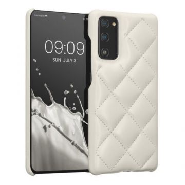Husa kwmobile pentru Samsung Galaxy S20 FE, Plastic, Alb, 59484.02
