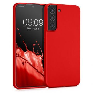 Husa kwmobile pentru Samsung Galaxy S22 Plus, Silicon, Rosu, 56762.36