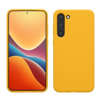 Husa kwmobile pentru Samsung Galaxy S23 Plus, Silicon, Portocaliu, 60274.143