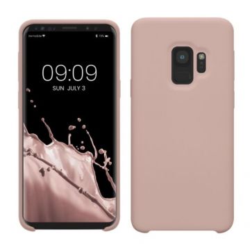 Husa kwmobile pentru Samsung Galaxy S9, Silicon, Roz, 44182.236