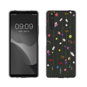 Husa kwmobile pentru Sony Xperia 10 IV, Silicon, Multicolor/Transparent, 60160.03