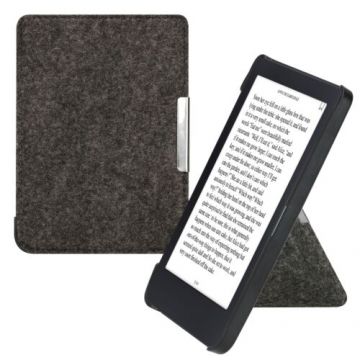 Husa kwmobile pentru Tolino Shine 3, Textil, Gri, 60010.19