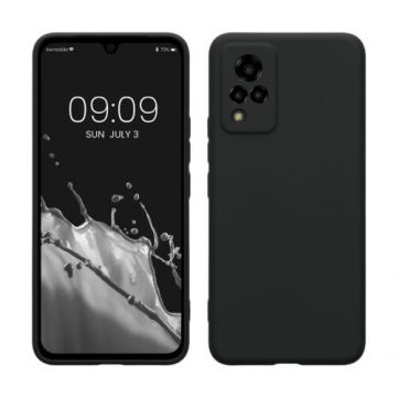 Husa kwmobile pentru Vivo V21 5G, Silicon, Negru, 59907.47