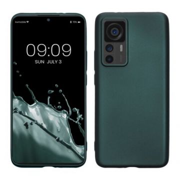 Husa kwmobile pentru Xiaomi 12T/12T Pro, Silicon, Verde, 60153.14