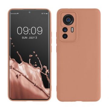 Husa kwmobile pentru Xiaomi 12T Pro, Silicon, Roz, 60258.193