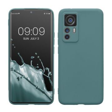 Husa kwmobile pentru Xiaomi 12T , Silicon, Verde, 60151.207