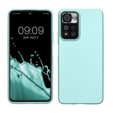 Husa kwmobile pentru Xiaomi Note 11 Pro Plus 5G, Silicon, Verde, 59142.231