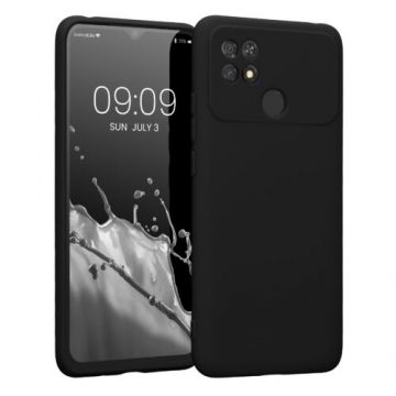 Husa kwmobile pentru Xiaomi Poco C40, Silicon, Negru, 59620.47