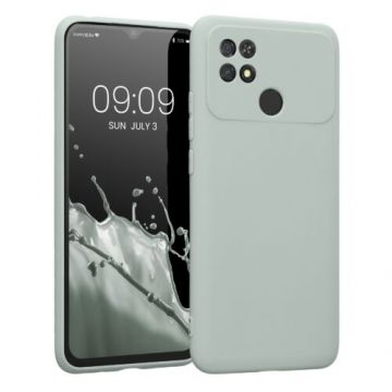 Husa kwmobile pentru Xiaomi Poco C40, Silicon, Verde, 59620.200