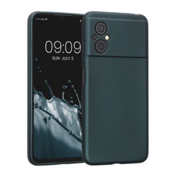 Husa kwmobile pentru Xiaomi Poco M5, Silicon, Verde, 59991.14