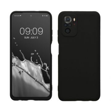 Husa kwmobile pentru Xiaomi Poco M5s, Silicon, Negru, 60145.47