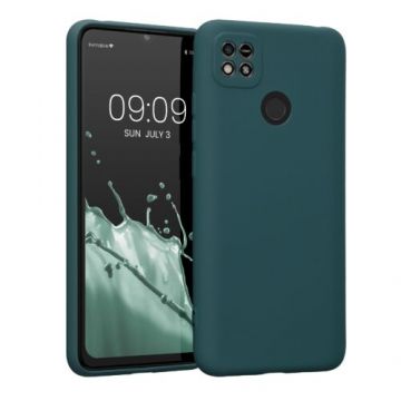 Husa kwmobile pentru Xiaomi Redmi 10A, Silicon, Albastru, 59722.57