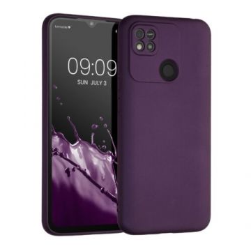 Husa kwmobile pentru Xiaomi Redmi 10A, Silicon, Mov, 60045.115