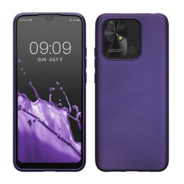 Husa kwmobile pentru Xiaomi Redmi 10C, Silicon, Violet, 59232.241