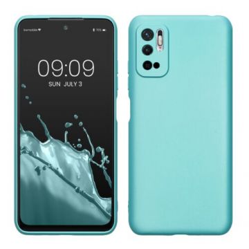 Husa kwmobile pentru Xiaomi Redmi Note 10 5G, Silicon, Verde, 54949.231