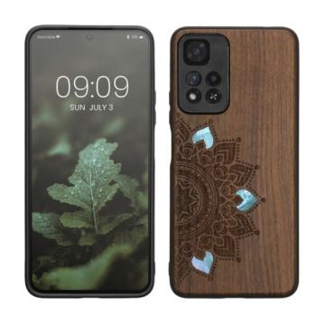 Husa kwmobile pentru Xiaomi Redmi Note 11 Pro Plus 5G, Lemn, Multicolor, 58100.08