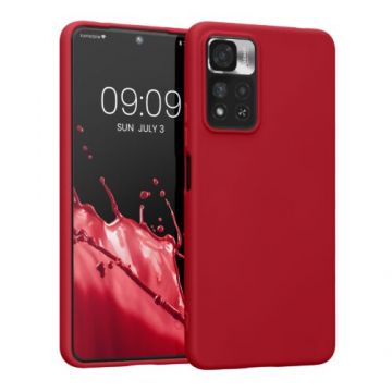 Husa kwmobile pentru Xiaomi Redmi Note 11 Pro Plus 5G, Silicon, Mov, 58097.100