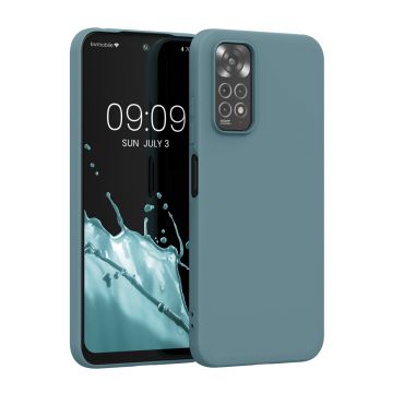 Husa kwmobile pentru Xiaomi Redmi Note 11/Redmi Note 11S, Silicon, Verde, 57368.246