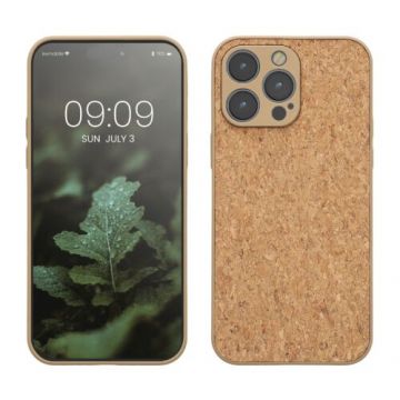 Bumper kwmobile pentru Apple iPhone 14 Pro Max, Silicon, Maro, 60263.24