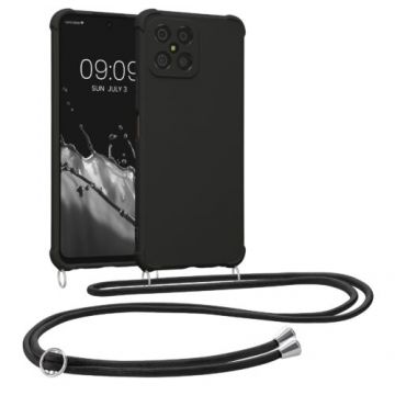 Bumper kwmobile pentru Honor X8, Silicon, Negru, 59331.01
