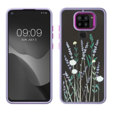 Bumper kwmobile pentru Xiaomi Redmi Note 9, Silicon, Multicolor/Transparent, 60338.01