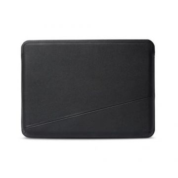 Husa din piele compatibila cu Macbook, Decoded, 14inch, Negru