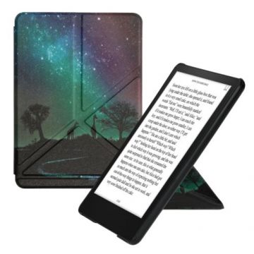 Husa kwmobile pentru Amazon Kindle Paperwhite 11, Piele ecologica, Multicolor, 57764.07