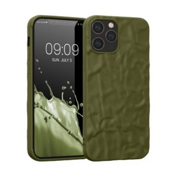 Husa kwmobile pentru Apple iPhone 12/iPhone 12 Pro, Silicon, Verde, 59837.80