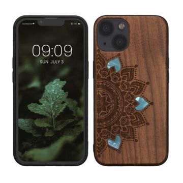 Husa kwmobile pentru Apple iPhone 13, Lemn, Multicolor, 55953.14