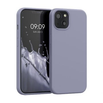 Husa kwmobile pentru Apple iPhone 13, Silicon, Mov, 55878.244
