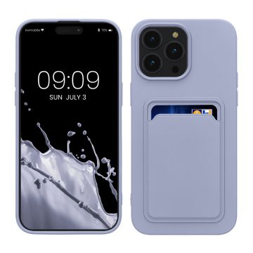 Husa kwmobile pentru Apple iPhone 14 Pro Max, Silicon, Mov, 59115.108