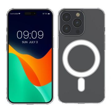 Husa kwmobile pentru Apple iPhone 14 Pro Max, Silicon, Transparent, 60418.03