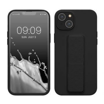 Husa kwmobile pentru Apple iPhone 14 Pro, Silicon, Negru, 60411.01