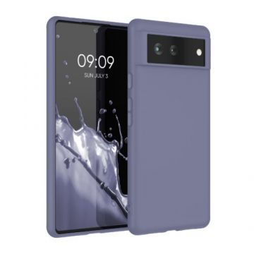 Husa kwmobile pentru Google Pixel 6, Silicon, Mov, 55434.136