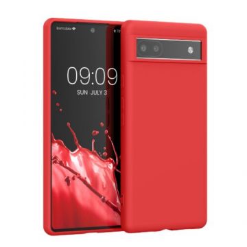 Husa kwmobile pentru Google Pixel 6a, Silicon, Roz, 57799.238