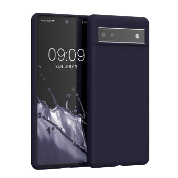 Husa kwmobile pentru Google Pixel 6a, Silicon, Violet, 57799.182