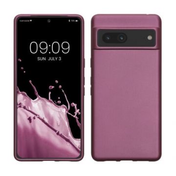 Husa kwmobile pentru Google Pixel 7, Silicon, Mov, 60132.230