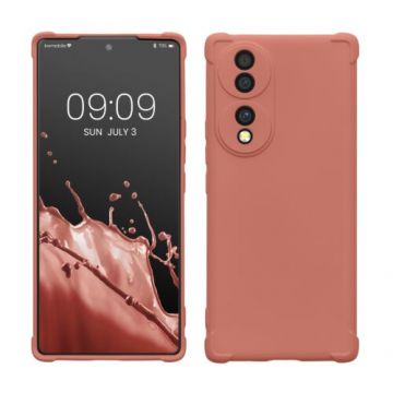 Husa kwmobile pentru Honor 70, Silicon, Roz, 59904.167