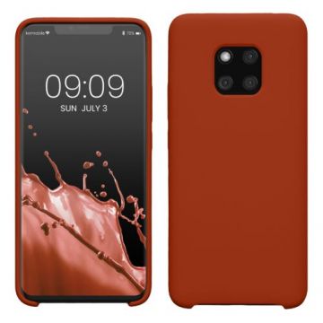 Husa kwmobile pentru Huawei Mate 20 Pro, Silicon, Maro, 52287.249