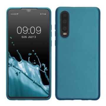 Husa kwmobile pentru Huawei P30, Silicon, Albastru, 47411.251