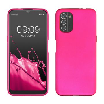 Husa kwmobile pentru Nokia G21/G11, Silicon, Roz, 60136.65