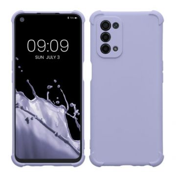 Husa kwmobile pentru OPPO A74 5G/A54 5G, Silicon, Mov, 59893.108