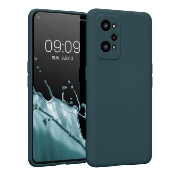 Husa kwmobile pentru Realme GT Neo 2, Silicon, Albastru, 57579.202