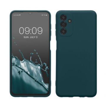 Husa kwmobile pentru Samsung Galaxy A13 5G, Silicon, Albastru, 58039.57