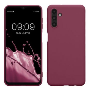 Husa kwmobile pentru Samsung Galaxy A13 5G, Silicon, Roz, 58919.187