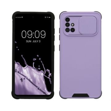 Husa kwmobile pentru Samsung Galaxy A51, Plastic, Mov, 58683.108