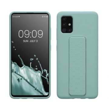 Husa kwmobile pentru Samsung Galaxy A51, Silicon, Verde, 58425.71