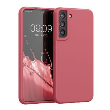 Husa kwmobile pentru Samsung Galaxy S22 Plus, Silicon, Roz, 56761.212