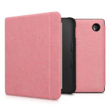 Husa kwmobile pentru Tolino Vision 6, Textil, Roz, 56602.81